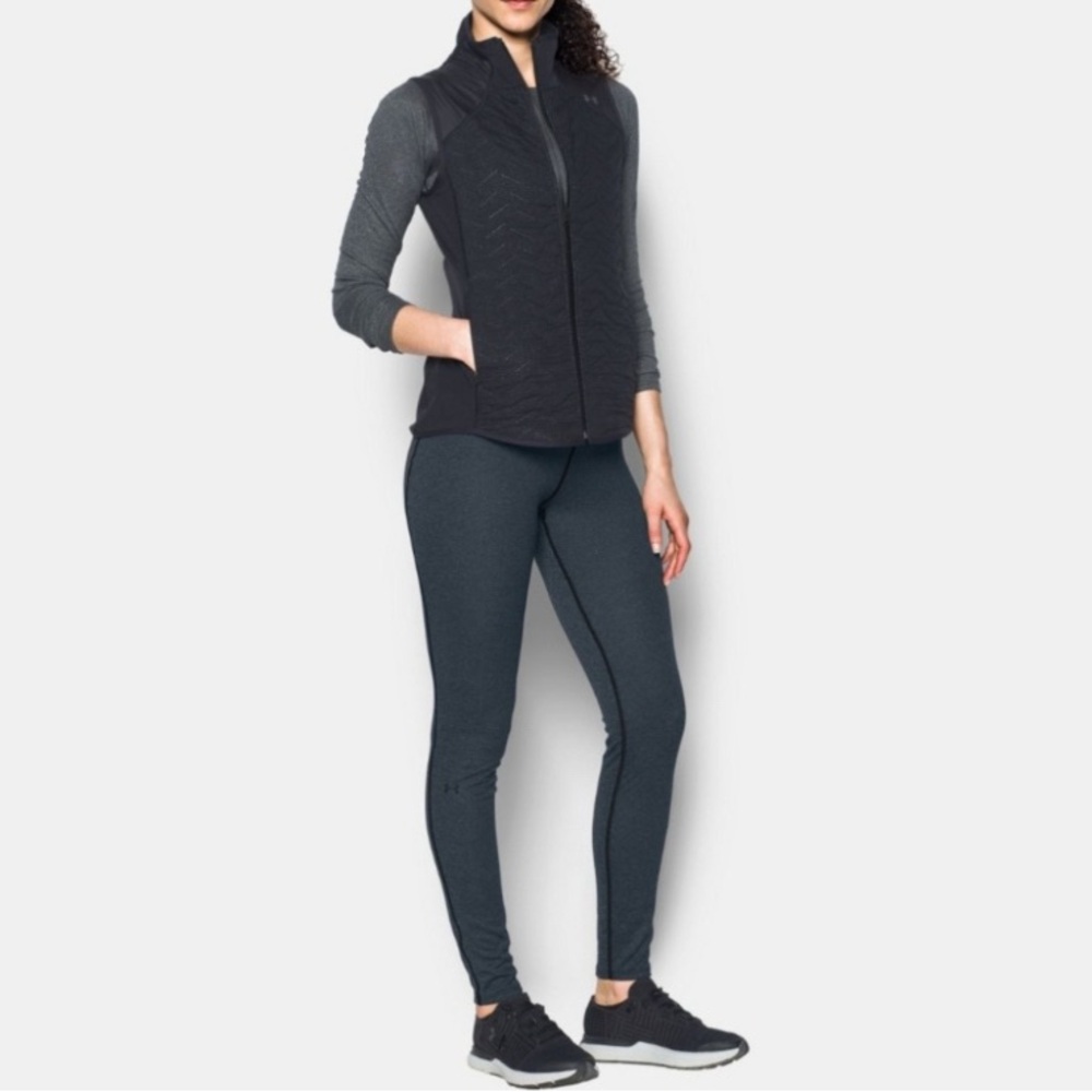 Under Armour Women's XS Gray ColdGear Base 1.0 Athletic Leggings